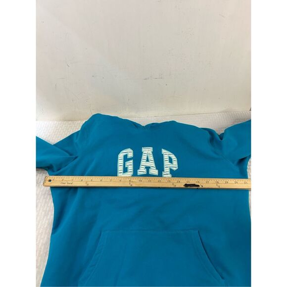 Gap youth large Lg stretch sweatshirt hoodie turquoise rn#54023 - Picture 5 of 7